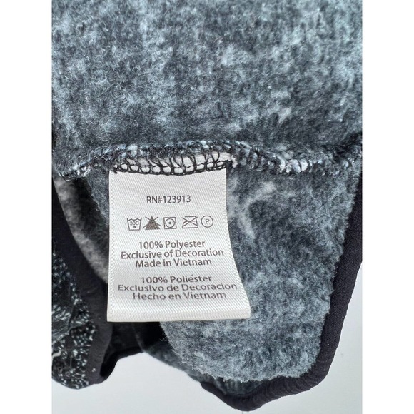 Jachs Cabin Womens Size XXL 2XL Fleece Pullover Sweater Black Fair Isle Cozy - Picture 6 of 6